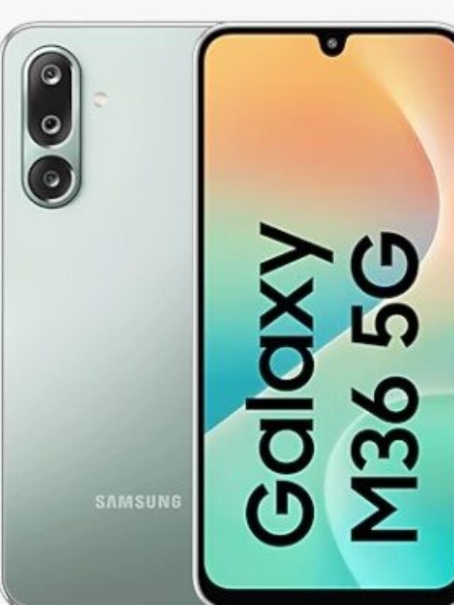 Samsung Galaxy M36 5G: Experience blazing-fast performance, vibrant AMOLED display, massive battery, and advanced camera features for power and style in one device!